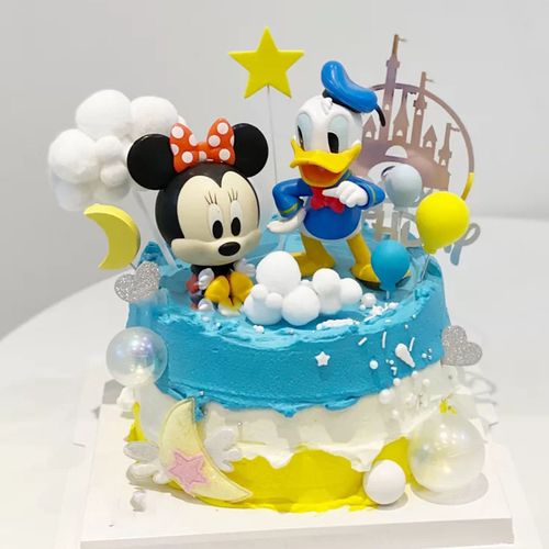 米老鼠生日蛋糕米奇米妮唐老鸭小男生女孩子儿童五岁全国同城配送