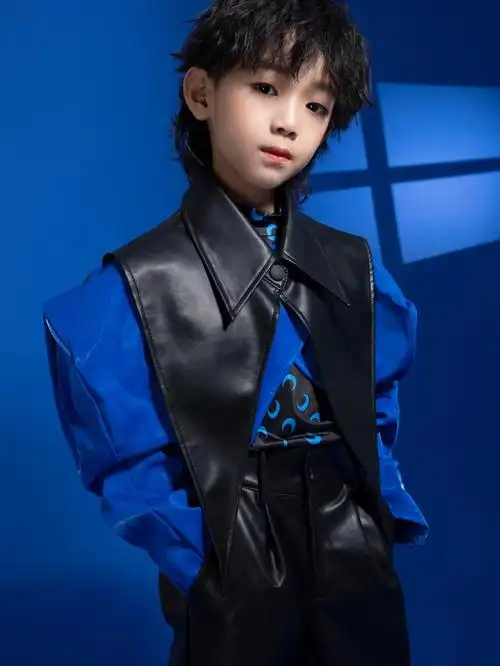 常州摩可儿童模卡拍摄少儿模特潮童写真