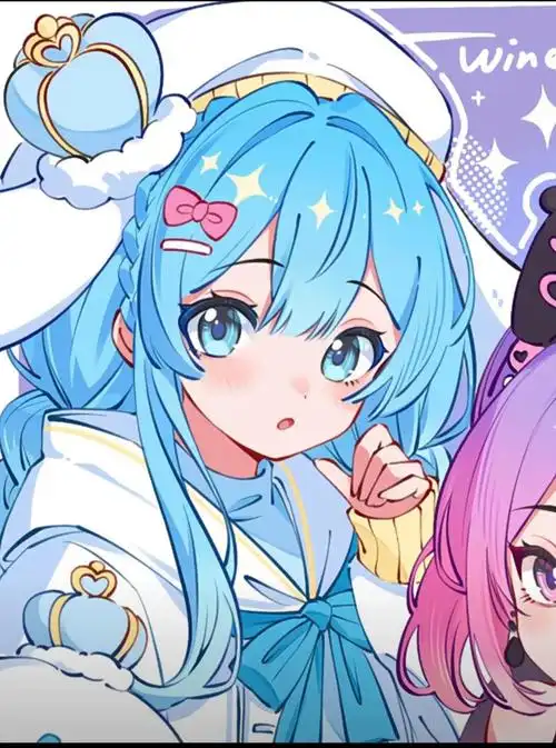 库洛米和玉桂狗的闺蜜头像