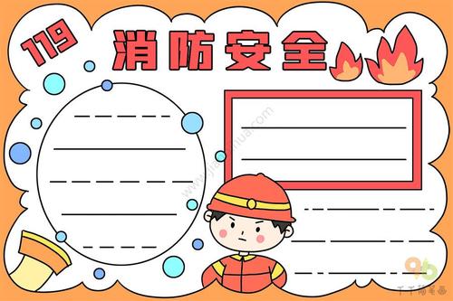 最新消防安全手抄报图片