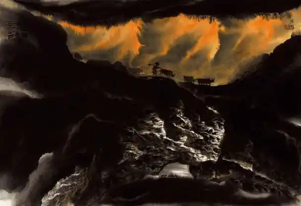 贾又福,1941年生,1960年考入中央美术学院中国画系,师从李可染,叶浅予