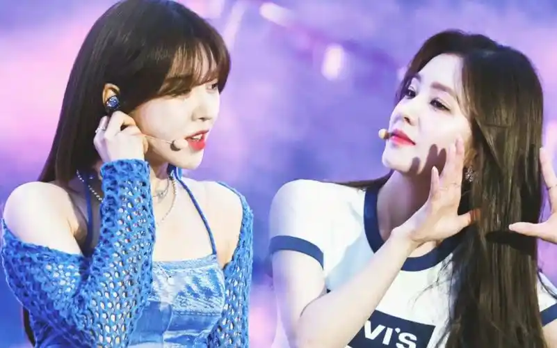 同一part展现不同音色的irene和wendy!red velvet粉蓝