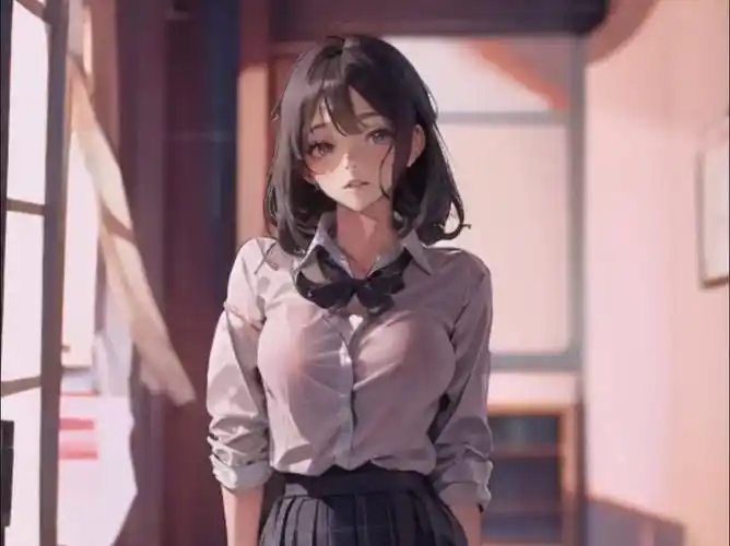 漫画小姐姐简单跳个舞