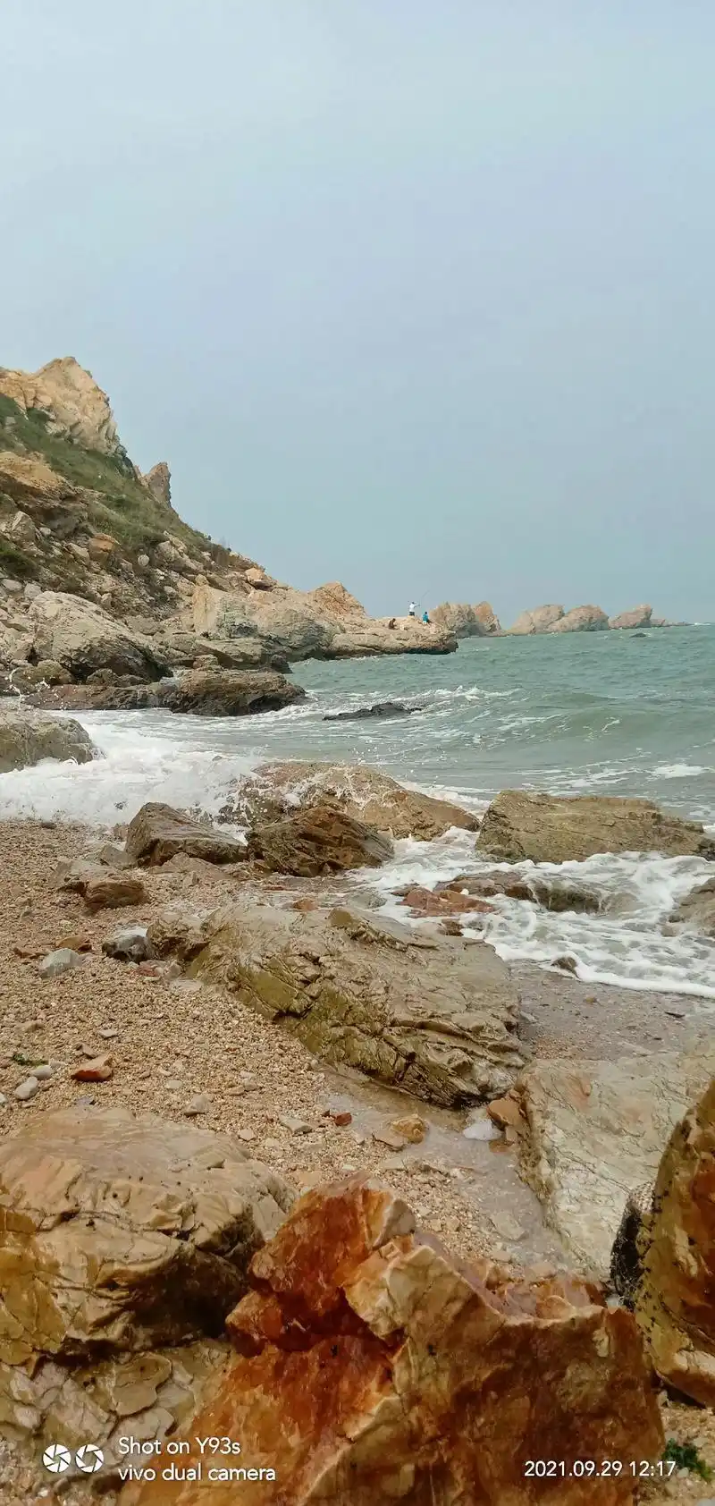 去年秋天在辽宁省大连市排石村海滩6