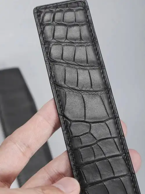 鳄鱼皮腰带中的美洲腰带