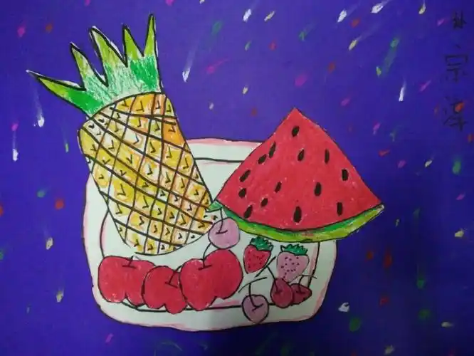 星火画室 儿童剪贴画 水果&小汽车