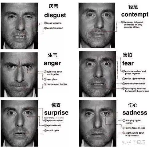 微表情影响情绪表达(心理学分类) - 知乎