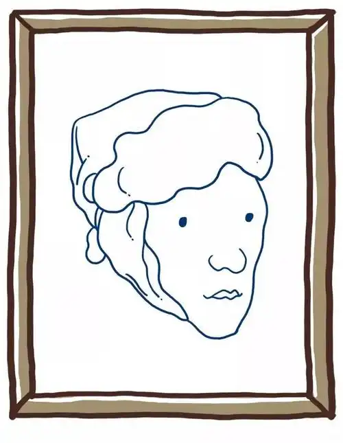 如果名画都用简笔画打开结果会咋样呢