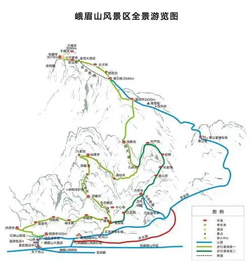 提醒:峨眉山景区五一期间适时实行交通管制