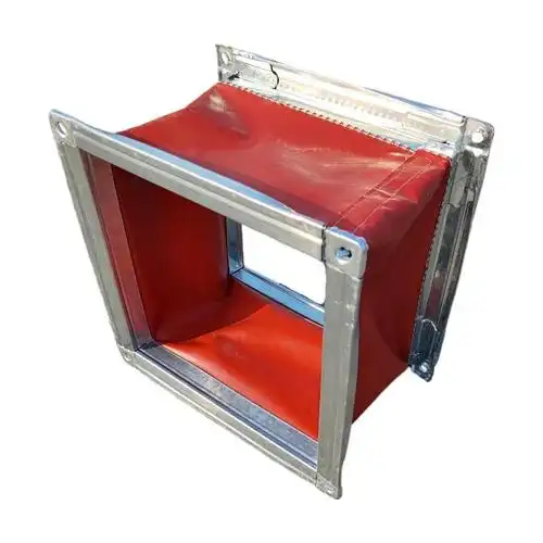 软接风机通风管空调出口硅胶硅钛帆布耐高温防火风管