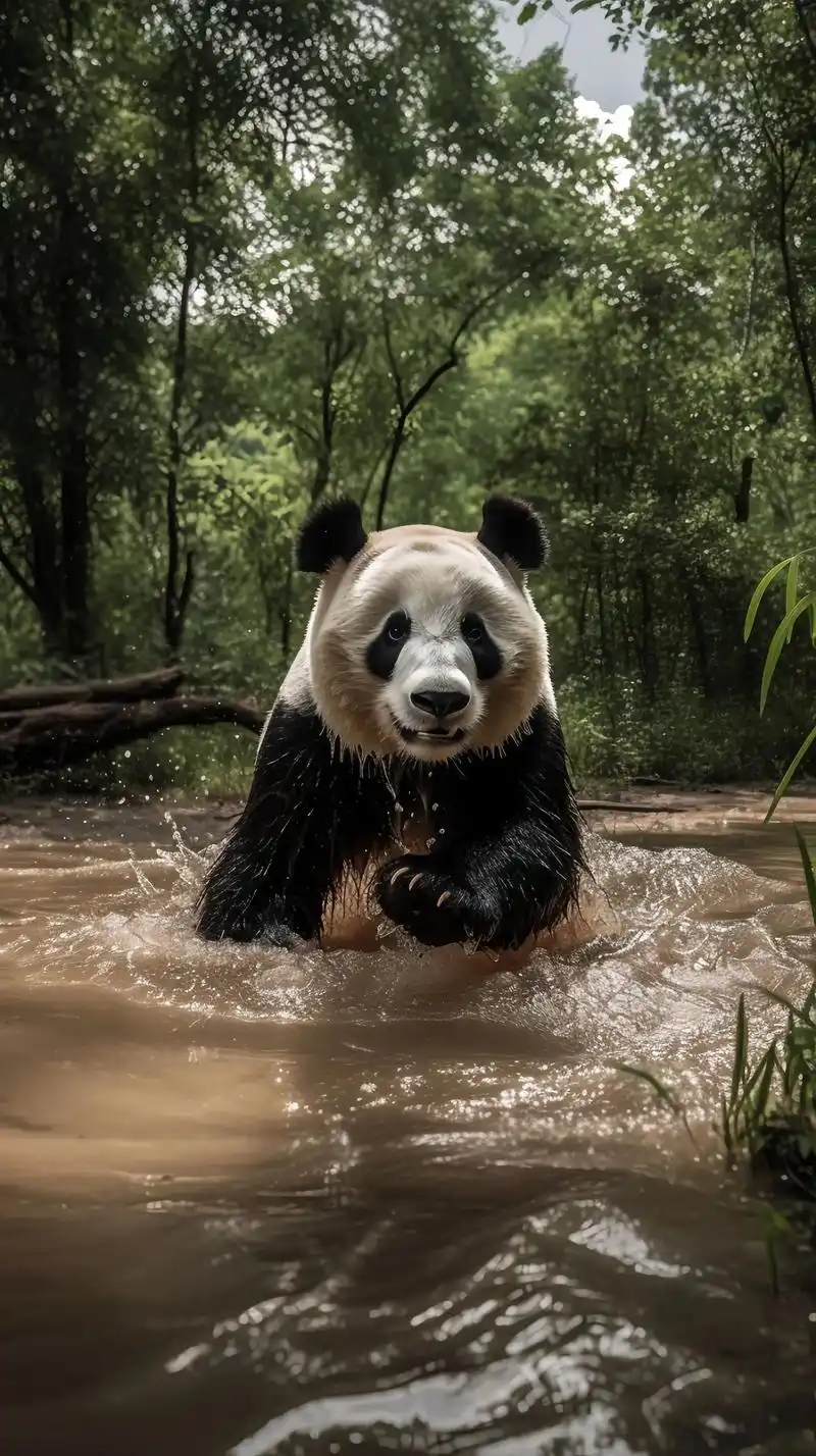 关爱国宝大熊猫9417 - 抖音