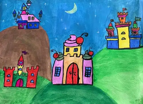 《城堡与面具》——"停课不停学"之锦里小学"一,三年级"第三周美术