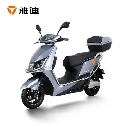 雅迪电动车t5冠能领跑石墨电池72v长跑跑王电动摩托车