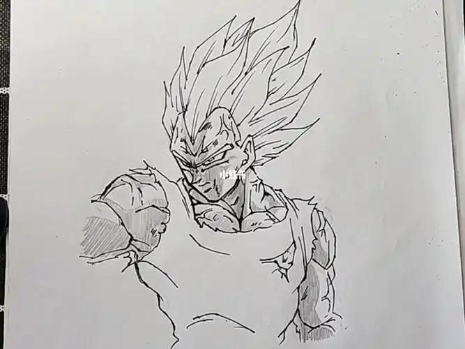 手绘魔人贝吉塔