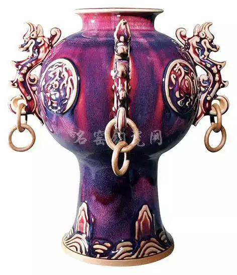 孔家钧窑钧瓷《四海升平》