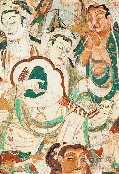 反弹琵琶——莫高窟第112窟(中唐)——公元九世纪