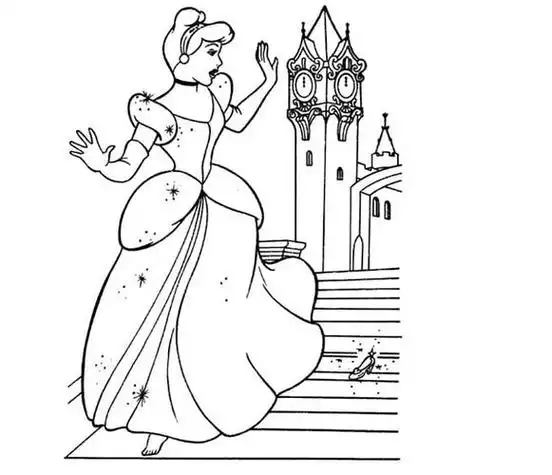 灰姑娘皇宫简笔画