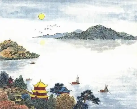 望洞庭刘禹锡唐诗注释翻译赏析