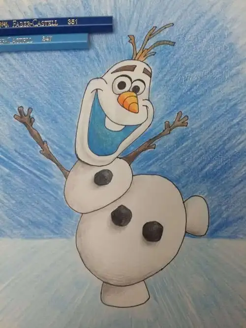 零基础学手绘丨彩铅第一次练习(雪宝)