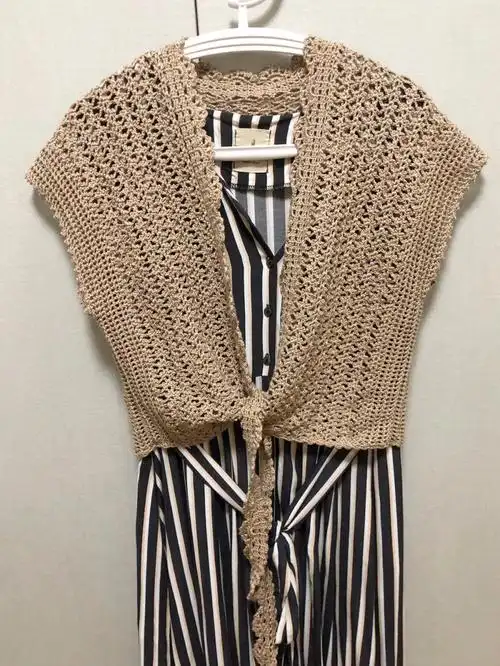 送给妈妈的生日礼物钩针小披肩