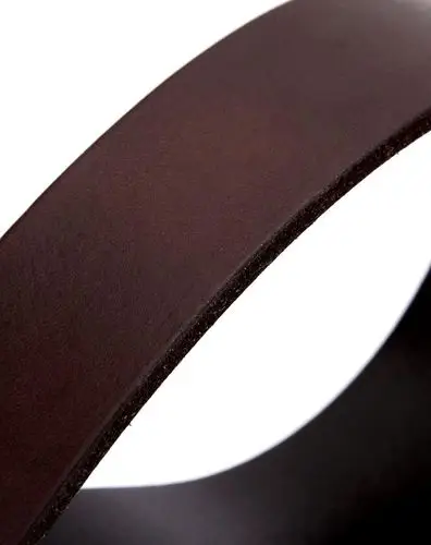 女深咖进口牛皮古铜色复古腰带