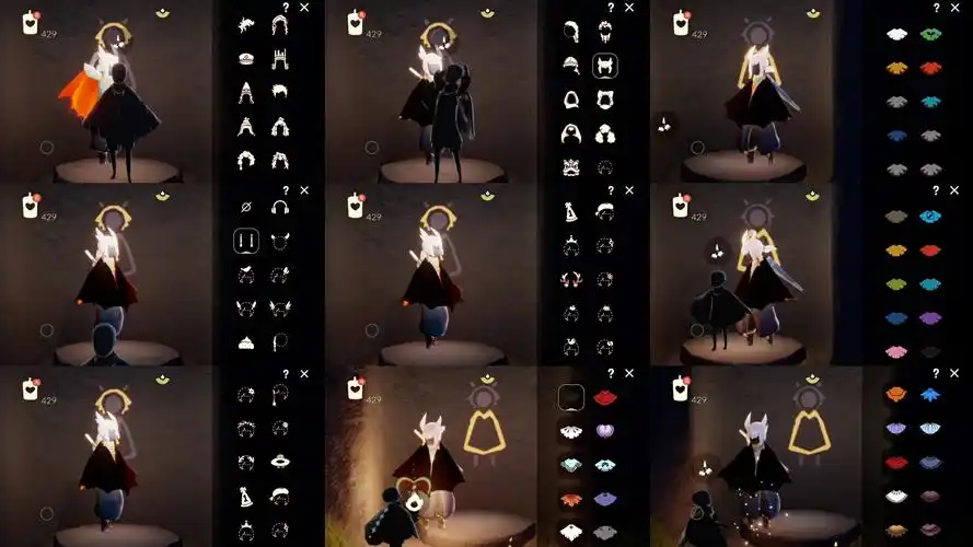 全图9季毕业魔法耳坠白枭蝙蝠阿努比斯武士裤巫帽绊爱鹿角茶桌此光遇