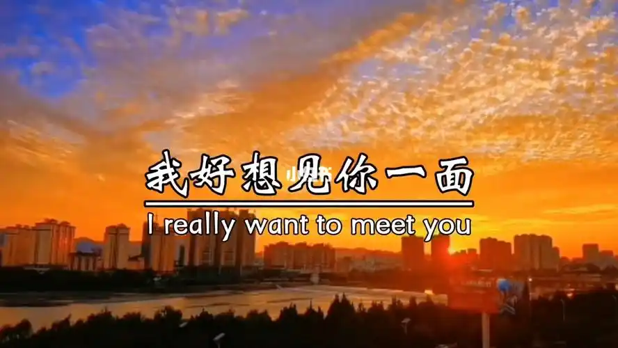 我好想见你一面