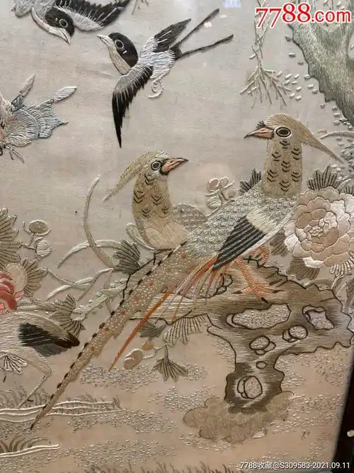 清代刺绣老绣-苏绣画-7788商城__七七八八商品交易平台(7788.com)