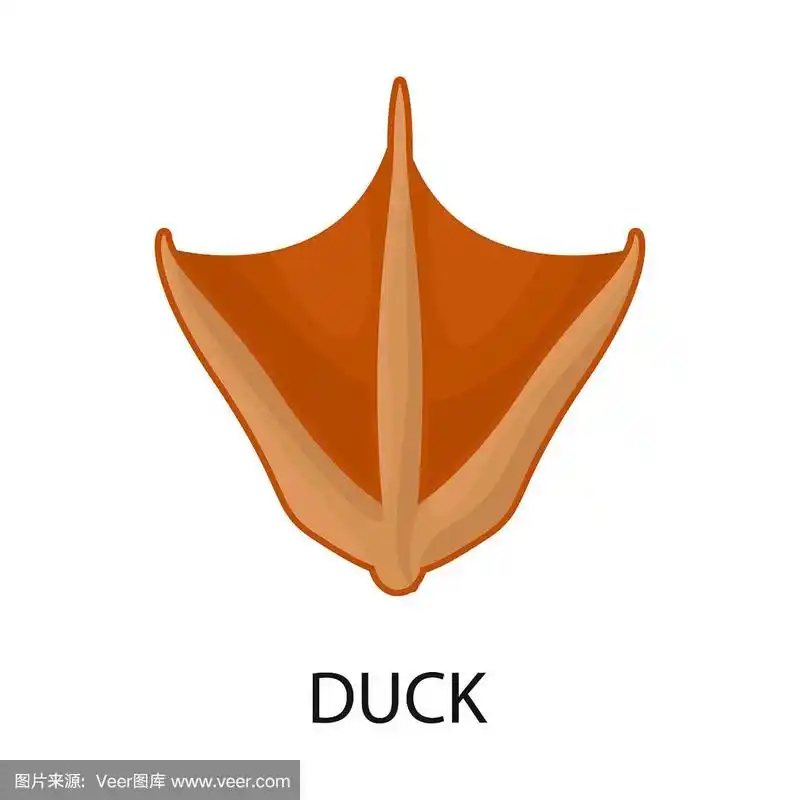 鸭子和爪子的象征套