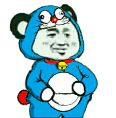 叮当猫竖中指_叮当猫_中指表情