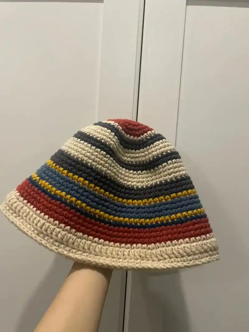多彩渔夫帽钩织图解～ #钩针图解 #爱生活爱编织 #毛线编织 - 抖音