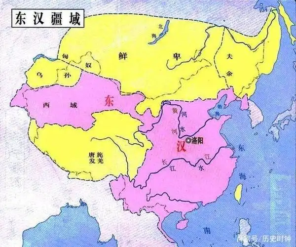 东汉疆域图