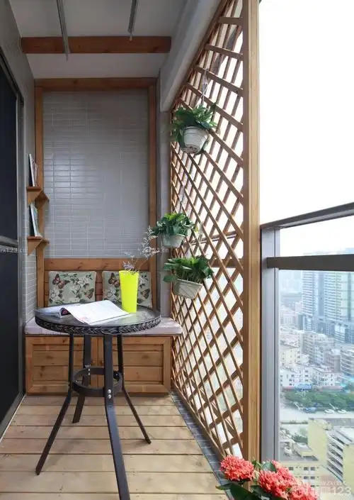 小户型旧房改造阳台设计装修图_装修123效果图