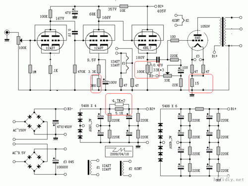 某845厂机的改机电路方案