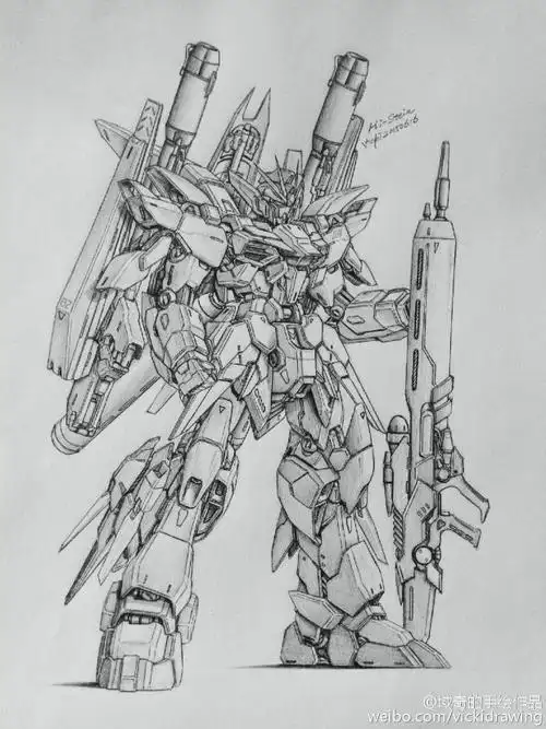 战斗机器人超级简单的简笔画