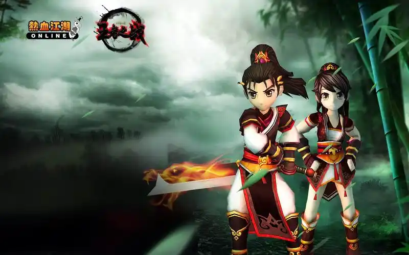 热血江湖之王者之战游戏桌面壁纸