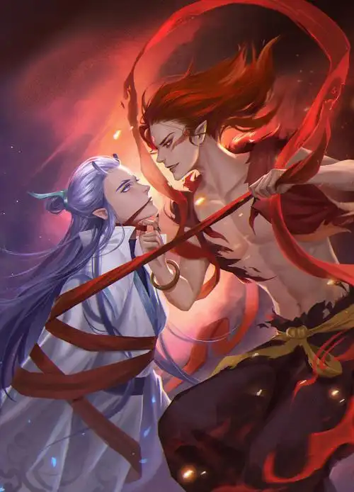 小时候我们喜欢看哪吒用混天绫捆.