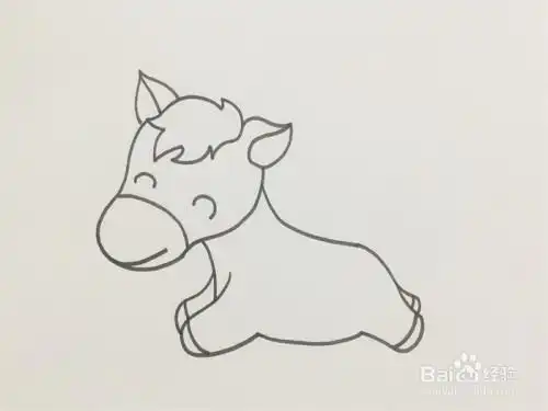 马的简笔画怎么画