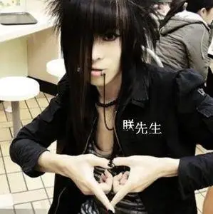 主播吸粉表演杀马特葬爱家族男士假发帅气长直发爆炸头非主流表演