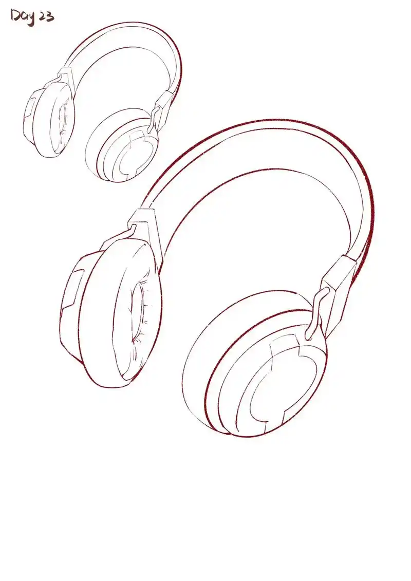 day23耳机插画.#图南插画召集令 @图南爱画画 @画图不 - 抖音
