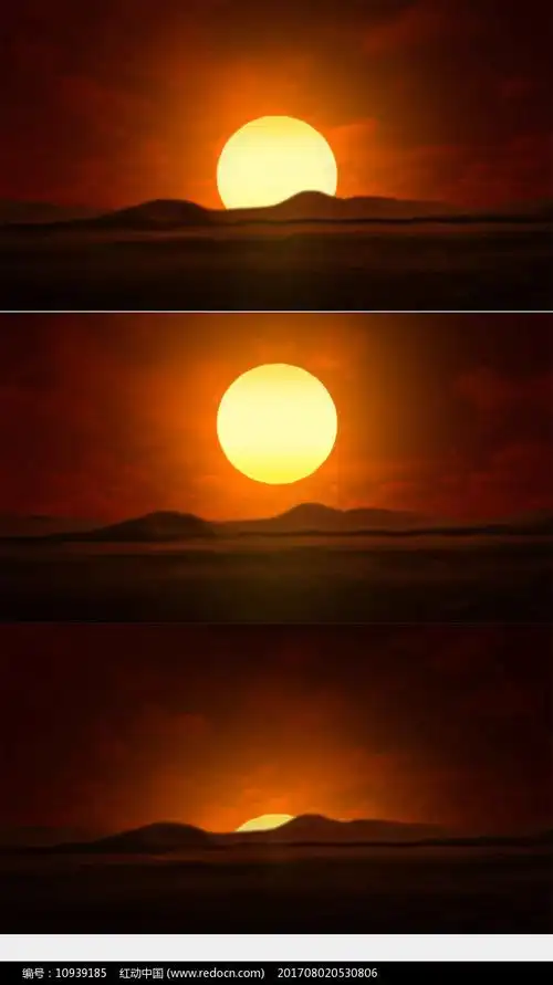 4k日出视频素材