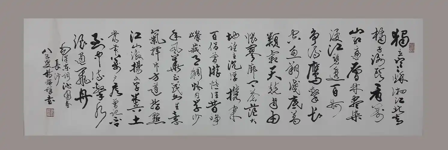 沁园春雪 _行书_省书协书法_名家作品_园圆堂