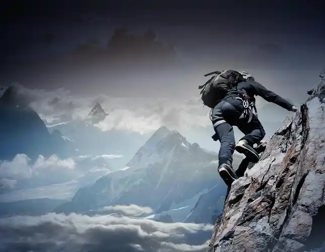 登高望远登山运动