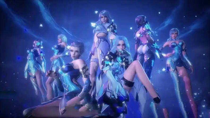 斗罗大陆女角色水冰儿高清全身图片展示