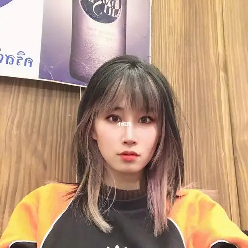 刘海染 挂耳染 隐藏式发型:双色染 法国式刘海/鲨鱼式刘海 高层次的