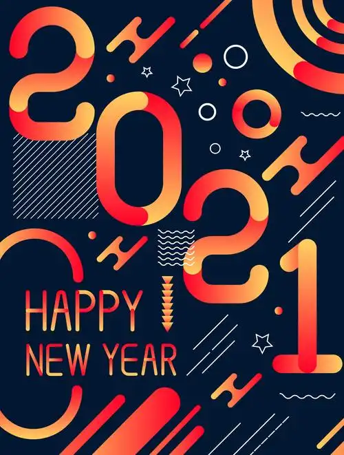 数字2021新年快乐的图片,高清图片-壁纸族