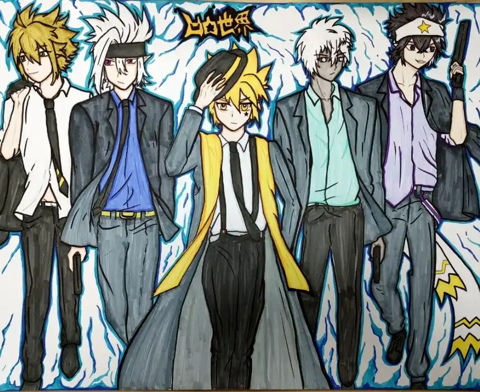 凹凸世界  动漫绘画 学员绘画记录