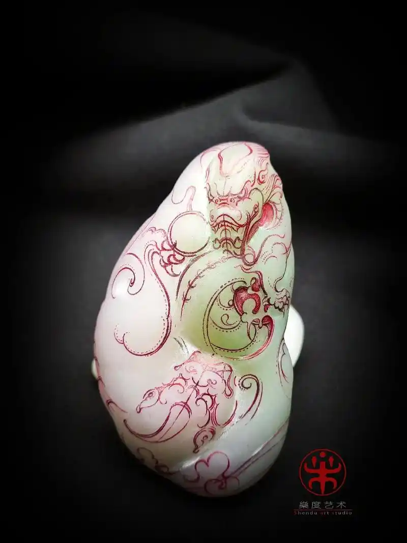 玉雕设计 #原创设计 #手绘 #手稿分享  - 抖音