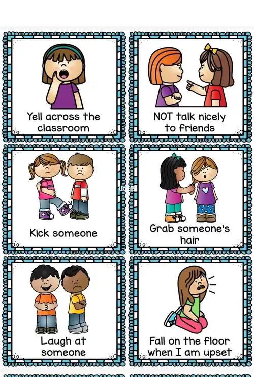 class rules    班级规则卡120张(可打印)_班级规则闪卡_教育_教育