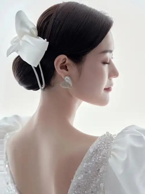 甜美新娘清新自然新娘造型简约精致78